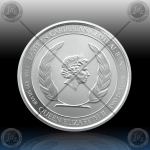 1oz St. LUCIA 2 Dollars 2021 (Botanical Garden) BU